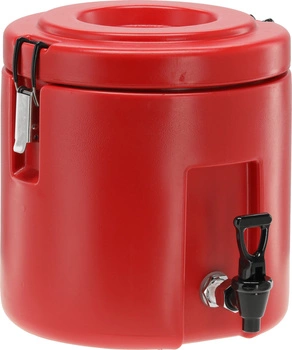 Termos w obudowie z tworzywa, z kranem, poj. 9 l | YATO YG-09230