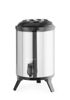 Termos cateringowy 9 L, kran spustowy, średnica 22.6 cm | HENDI 425336