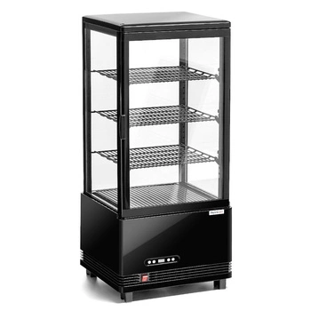 Witryna chłodnicza 78 l czarna | PROFICHEF PC15248