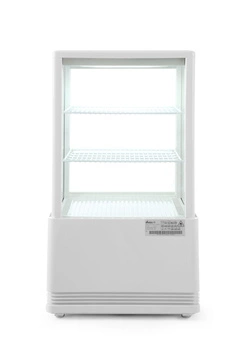 Witryna chłodnicza 58 l, biała, LED, automatyczne odszranianie, 45.2x40.6x81.6 cm | HENDI 233610