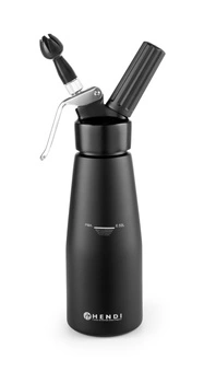 Syfon do bitej śmietany 0,5 l Kitchen Line czarny | HENDI 588420