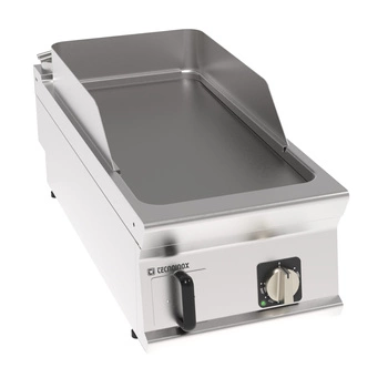 Płyta grillowa elektryczna, gładka nastawna 40 cm, T-90 | TECNOINOX 316260