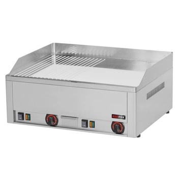 Płyta grillowa gładko-ryflowana chromowana elektryczna FTHRC - 60 E | REDFOX 00000363