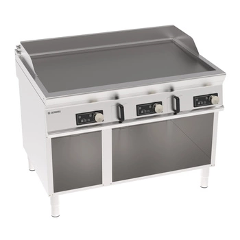 Płyta grillowa elektryczna, sterowana elektronicznie, gładka, na podstawie otwartej, 120 cm, T-90 | TECNOINOX 316288