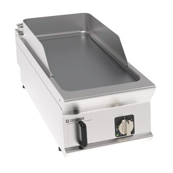 Płyta grillowa elektryczna, gładka, chromowana, nastawna, T-90 | TECNOINOX 316272