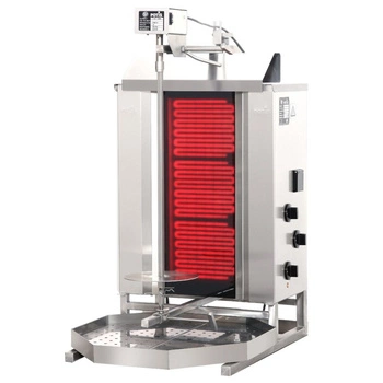 Gyros (kebab) elektryczny, do 30 kg, 3 pola grzewcze, 5.7 kW | POTIS CE3