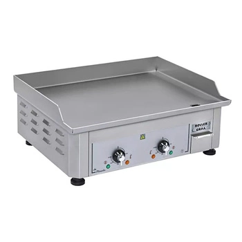Płyta grillowa elektryczna 2-strefowa, stalowa, 60x45 cm, 3.5 kW, 230 V | ROLLER GRILL PSI 600 E