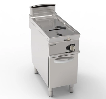 Frytownica gazowa jednokomorowa 21 l 19,4 kW z podstawą zamkniętą | TECNOINOX 313187