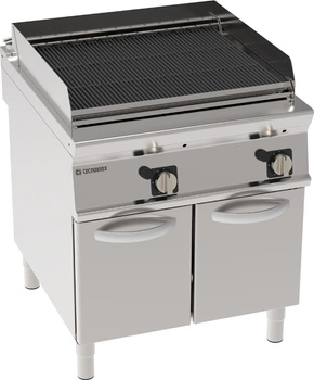 Grill gazowy, wodny, z szafką zamkniętą, 22 kW | TECNOINOX 333113