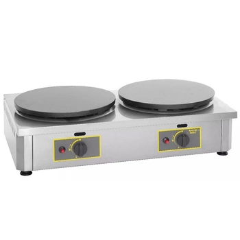 Naleśnikarka gazowa podwójna, 2x40 cm, 6.4 kW | ROLLER GRILL CDG 400