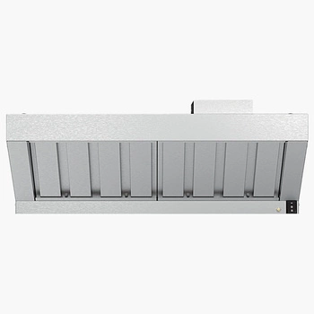 Okap kondensacyjny z filtrem węglowym do pieców OMEGA | PROFICHEF PCC03011