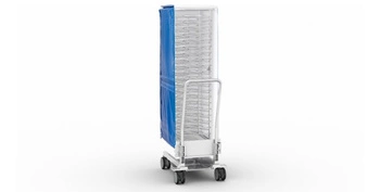 System bankietowy Finishing z wózkiem, stelażem i thermocover do pieca 20-1/1, 60 talerzy | RATIONAL 60.21.332