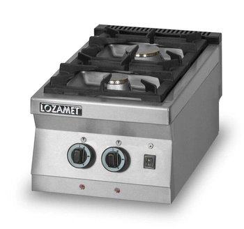 Kuchnia gazowa, 2 palniki, 12 kW | LOZAMET L900.KG2