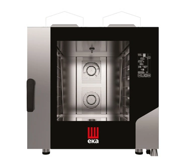 Piec konwekcyjno-parowy gazowy Millenial Black Mask Bakery 6x600x400 | TECNOEKA MKF664GBM