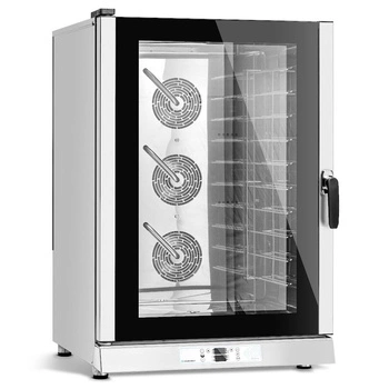 Piec konwekcyjno-parowy elektryczny 10 GN 1/1 lub 10 blach 60x40 cm, 15.7 kW | FORGAST FG09511