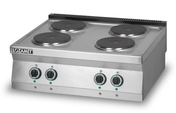 Kuchnia gastronomiczna elektryczna 4-płytowa nastawna | LOZAMET L900.KEO4