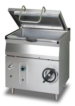 Patelnia gastronomiczna gazowa z przechyłem ręcznym - poj. 50 l | LOZAMET L700.PAG.030