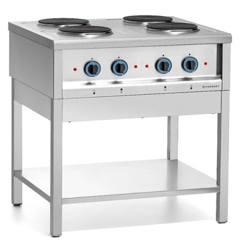 Kuchnia gastronomiczna elektryczna 4-płytowa, 10,4 kW | FORGAST FG09440