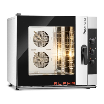 Piec konwekcyjno-parowy elektryczny Alpha 7 GN 1/1, sterowanie manualne, 10,5 kW, 400 V | PROFICHEF PCA311007