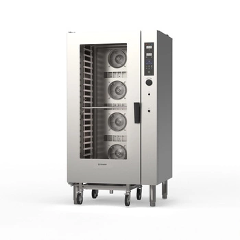 Piec konwekcyjno - parowy, gazowy, 20 GN1/1 Tecnocombi XTRA gazowy z automatycznym myciem i sondą | TECNOINOX 954343