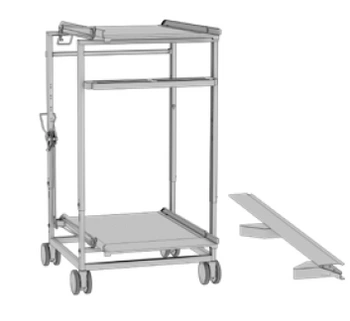 Zestaw wózka transportowego Combi-Duo 6-2/1 i 10-2/1 z osłoną dokowania do zestawu Combi-Duo | RATIONAL 60.75.387