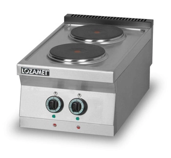 Kuchnia gastronomiczna elektryczna 2-płytowa nastawna | LOZAMET L900.KEO2
