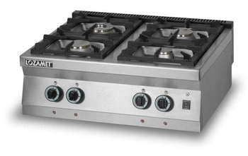 Kuchnia gazowa, 4 palniki, 30 kW | LOZAMET L900.KG4