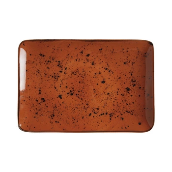 Talerz prostokątny porcelanowy Dahlia 30x20 cm | FINE DINE 778449
