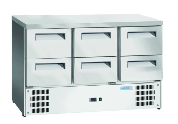 Stół chłodniczy z 6 szufladami GN 1/1 | ARKTIC 236772