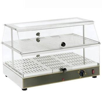 Witryna grzewcza przelotowa z nawilżaniem, 2 GN 1/1, 0.65 kW | ROLLER GRILL WD 200