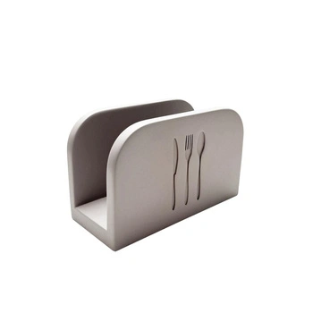 Serwetnik ELEMANT, beton, 16x7.5x10 cm | APS 11781