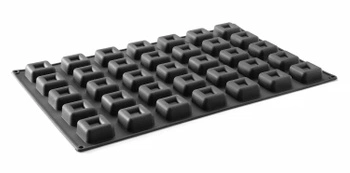 Forma silikonowa SQUARE, 57x37.5x(H)2.5 cm | HENDI 677261