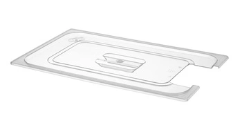 Pokrywka z poliwęglanu do GN 1/1 z wycięciem na sous vide | HENDI 864227