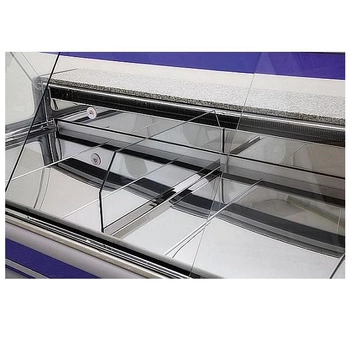 Przegroda do lady chłodniczej stała SZKLANA | RAPA