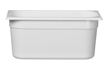 Pojemnik GN 1/3 gł. 15 cm z białego poliwęglanu | HENDI 862568