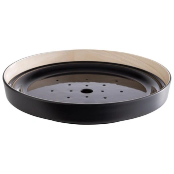 Miska, 2-częściowa FRIDA, czarna 33x6cm cm | APS 85231