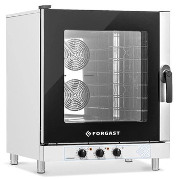Piec konwekcyjno-parowy elektryczny - 6 GN 1/1 lub 6 blach 60x40 cm | FORGAST FG09522