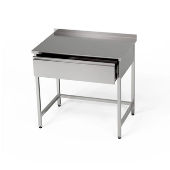 Stół roboczy nierdzewny z szufladą 80x60x85 cm | FORGAST