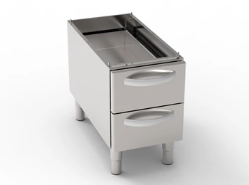 Podstawa z szufladami linia T-90 | TECNOINOX 316118