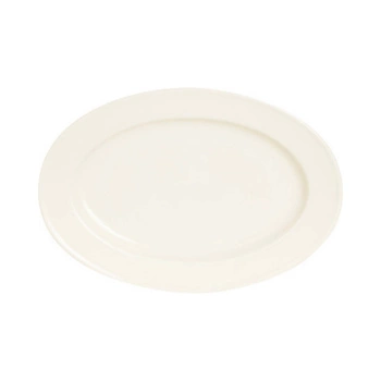 Półmisek owalny porcelanowy CREMA - 34x24 cm | FINE DINE 770665