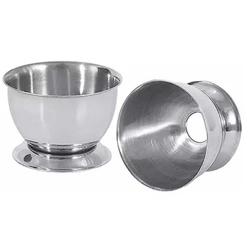 Kieliszek stalowy na jajko o średnicy 5 cm z otworem | CONTACTO 8025/040