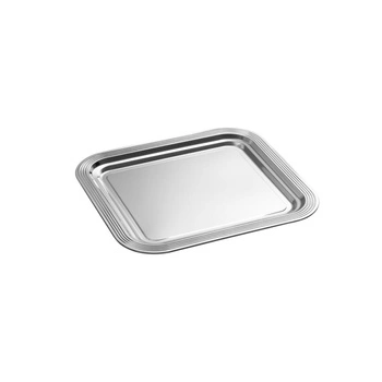 Taca bankietowa CLASSIC, stal nierdzewna, 35.4x32.5x1.5 cm | APS 389