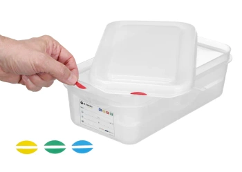 Pojemnik GN 1/4 gł. 10 cm z polipropylenu | HENDI 873199