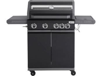 Grill gazowy Okaya z szybą, 5 palników (4+1) | YATO YG-20010