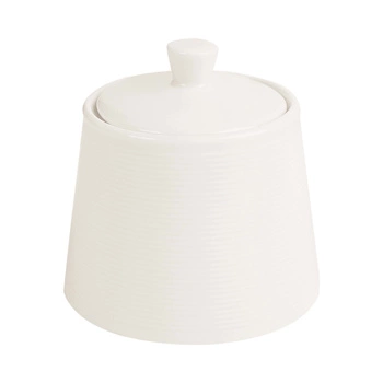 Cukiernica z pokrywą porcelanowa śr. 10 cm Line | FINE DINE 04ALM002177