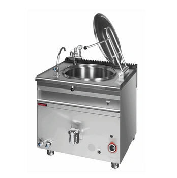 Kocioł warzelny gazowy 150l z grzaniem pośrednim i automatycznym napełnianiem, 21 kW | 900.BGK-200AN