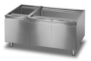 Podstawa z szafką z drzwiami, linia 700, 120 x 63.3 x 62 cm | LOZAMET L700.SD1200