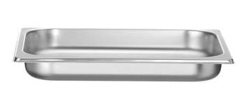 Pojemnik GN 1/2 gł. 4 cm ze stali nierdzewnej PROFI LINE | HENDI 801444