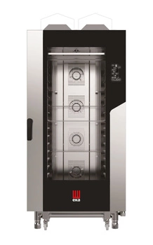 Piec konwekcyjno-parowy gazowy Millenial Black Mask Bakery 20x600x400 | TECNOEKA MKF1664GBM