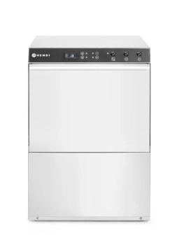Zmywarka gastronomiczna Doppio z dozownikiem detergentu i pompą spustową, 230/400 V | HENDI 237366